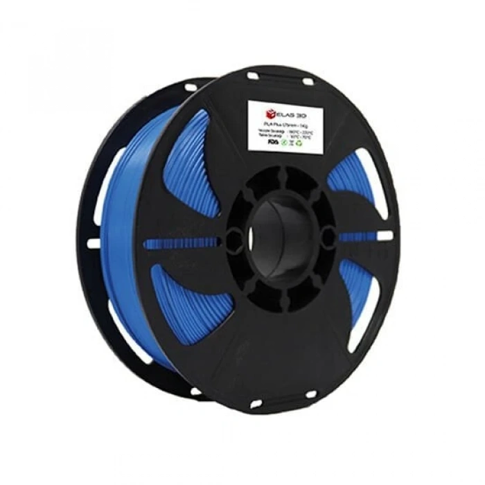 Elas 1.75mm Mavi PLA Plus Filament 1kg