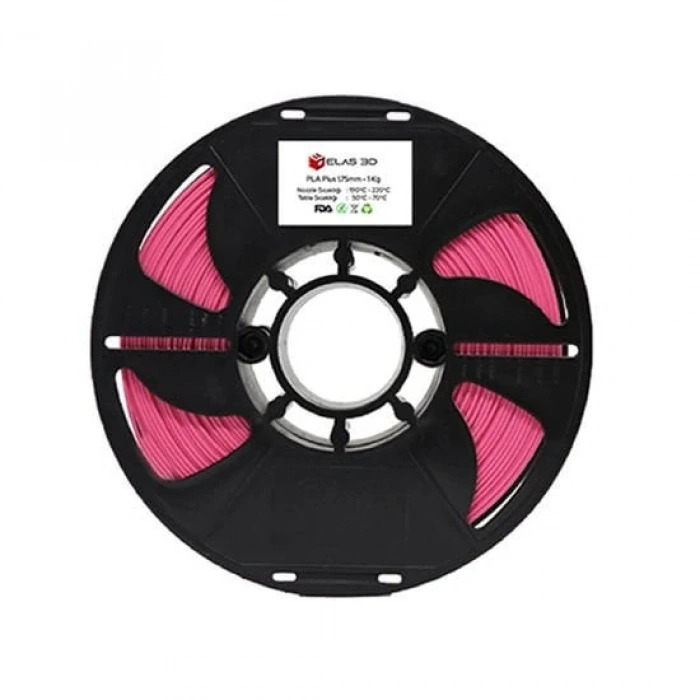 Elas 1.75mm Pembe PLA Plus Filament 1 kg