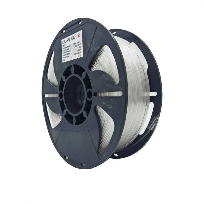 Elas 1.75mm Şeffaf PET-G Filament 1Kg