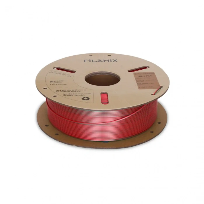 Filamix 2 Renk Silk Pla Kırmızı-Yeşil Filament