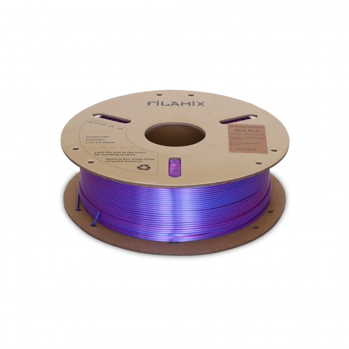 Filamix 2 Renk Silk Pla Mavi-Mor Filament