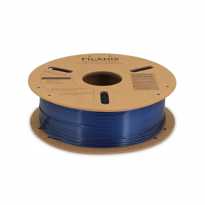 Filamix 3 Renk Silk Pla Mavi-Mor-Siyah Filament