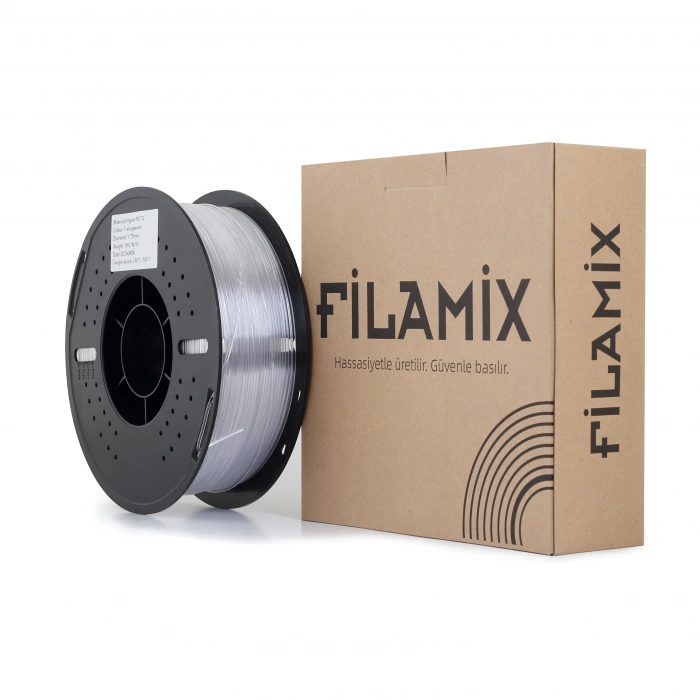 Filamix Hyper PETG Şeffaf Filament 1kg 1.75mm