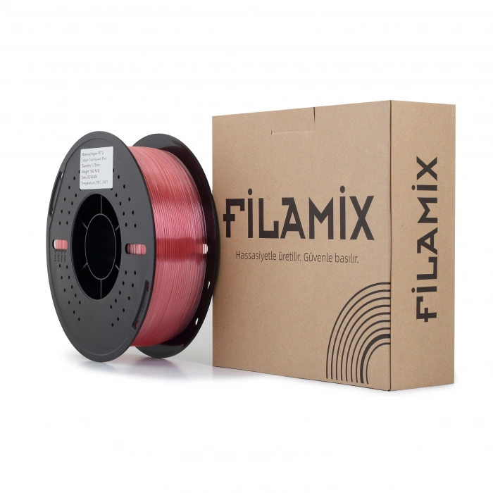Filamix Hyper PETG Yarı Saydam Pembe Filament 1kg 1.75mm