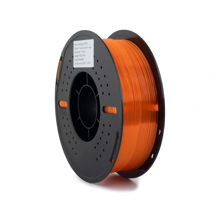 Filamix Hyper PETG Yarı Saydam Turuncu Filament 1kg 1.75mm