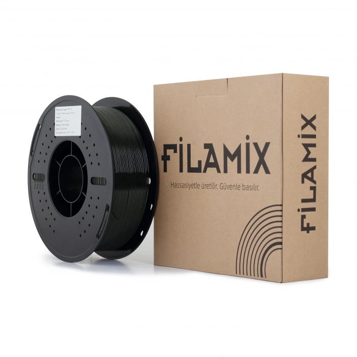 Filamix Hyper PETG Yarı Saydam Zeytin Yeşili Filament 1kg 1.75mm