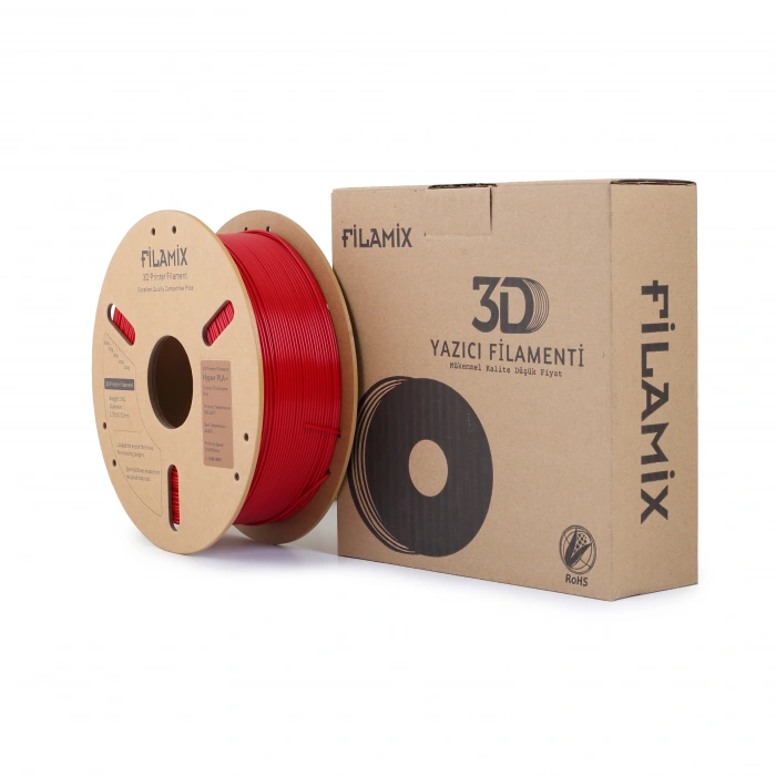 Filamix Hyper PLA Ateş Kırmızısı Filament 1kg 1.75mm