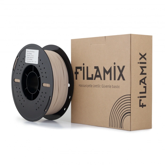Filamix Mat PLA Bej Filament 1kg 1.75mm