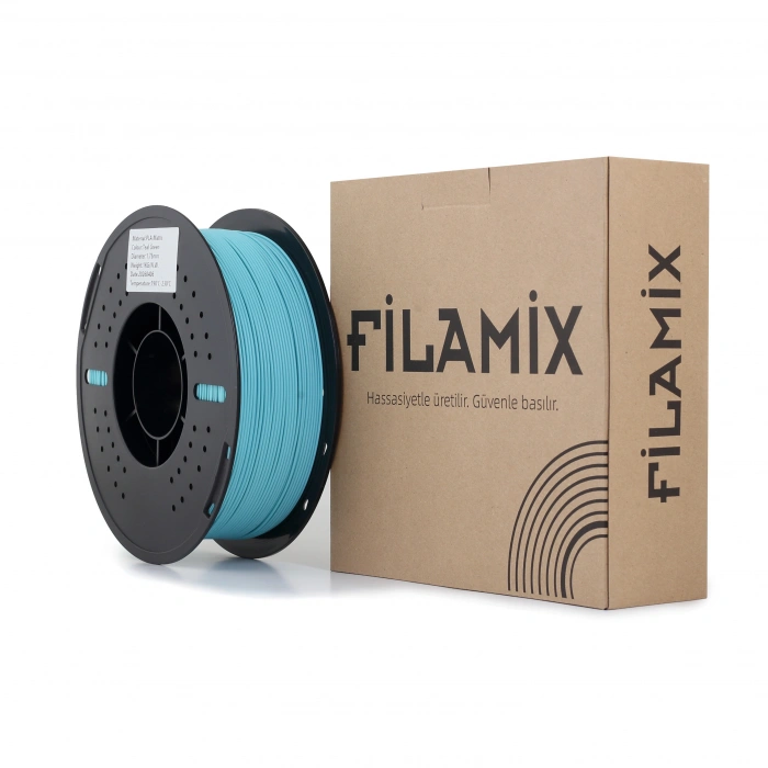 Filamix Mat PLA Camgöbeği Yeşili Filament 1kg 1.75mm