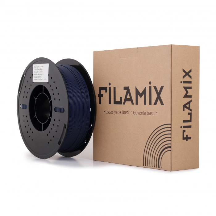 Filamix Mat PLA Lacivert Filament 1kg 1.75mm