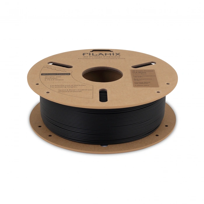 Filamix Mat Pla Siyah Filament