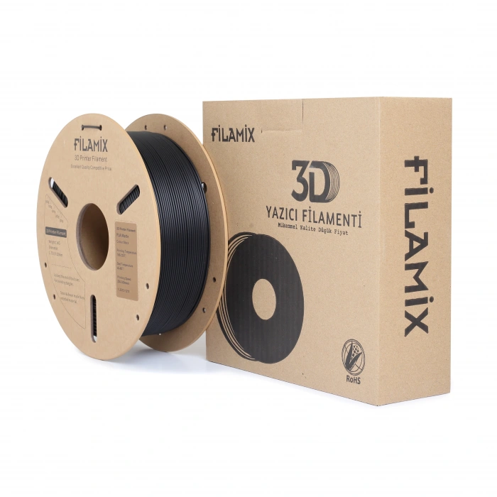 Filamix Mat Pla Siyah Filament