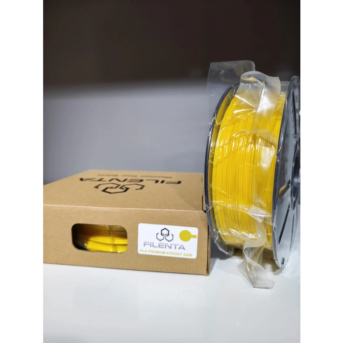 Filenta PLA Premium Kükürt Sarı Filament 1kg 1.75mm