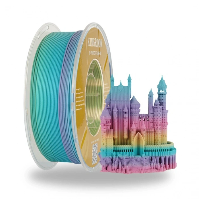 Kingroon Mat Pla Gökkuşağı ( Rainbow ) Filament