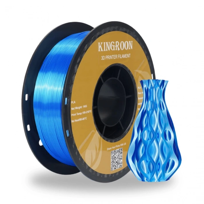 Kingroon Silk PLA Mavi Filament