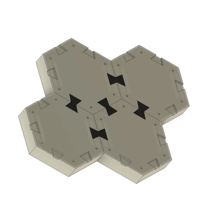 Modüler Altıgen Madalya Sergileme Standı - Mıknatıslı Petek Tasarım Madalya Askısı ve Panosu