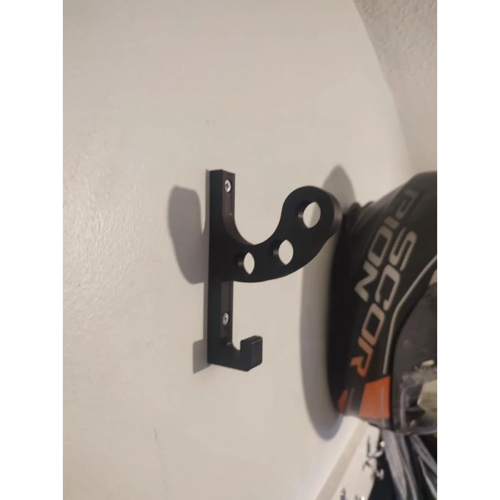 Motosiklet Bisiklet Scooter Kask Duvar Askısı - Kask Tutucu Aparat (Vida ve Dübel Dahil) - Ekipman Düzenleyici