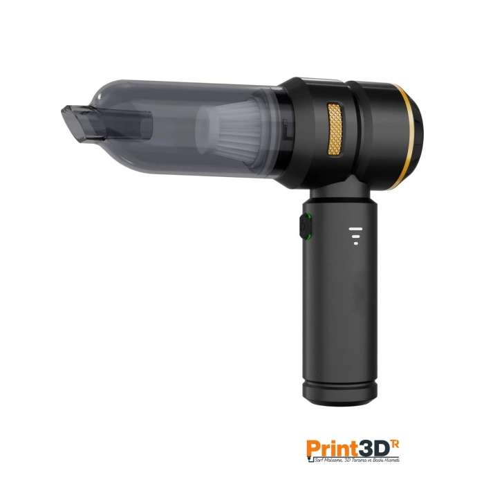 Şarjlı El Süpürgesi - 3 Kademeli, vakum + üfleme, Kompakt tasarım