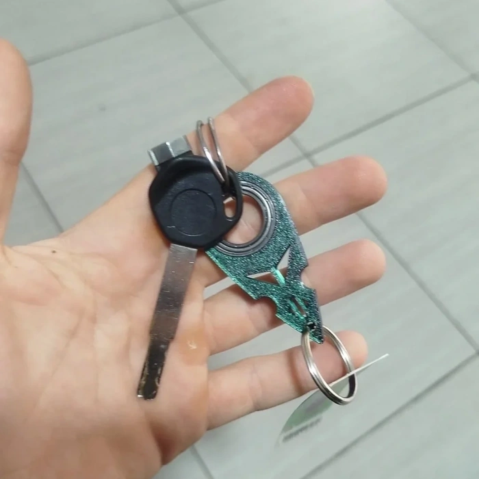 Spinkey Shuriken Stres Çarkı Anahtarlık - Ninja Yıldızı Tasarımlı Rulmanlı Fidget Spinner - EDC Aksesuar