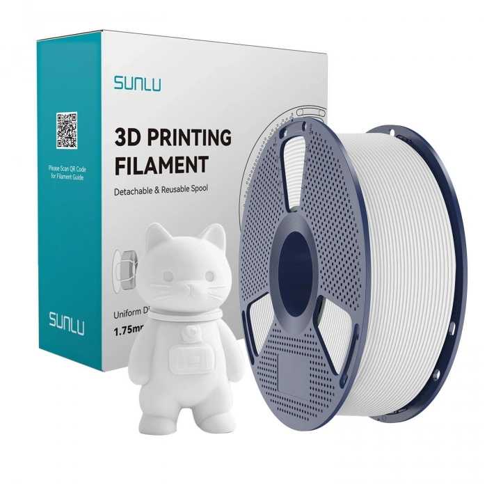 Sunlu Pla Mat Beyaz Filament 1kg 1.75mm