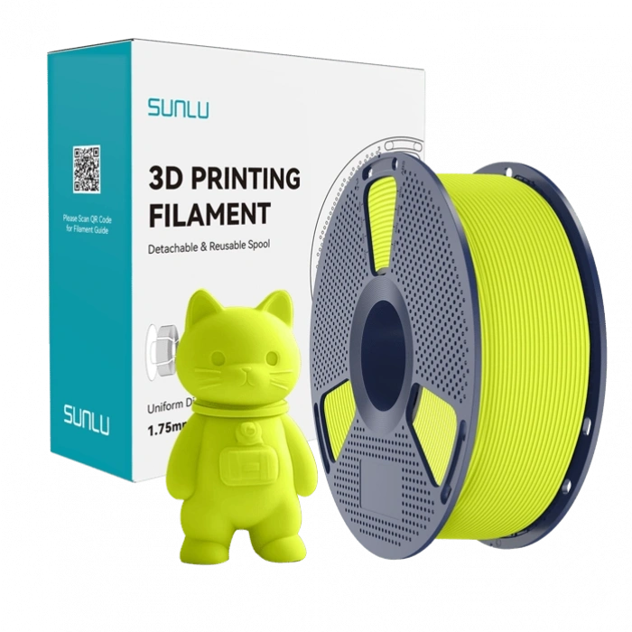 Sunlu Pla Mat Sarı Filament 1kg 1.75mm