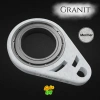 Spinkey Granit Stres Çarkı Anahtarlık - Özel Dokulu Minimalist Tasarım - Premium EDC Fidget Spinner