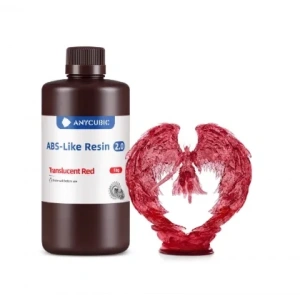 Anycubic ABS Like Resin 2.0-Translucent Red