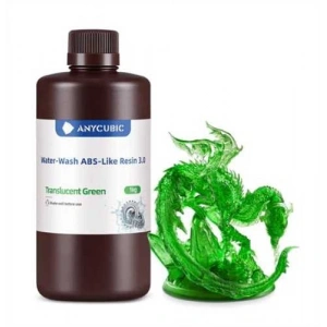 Anycubic Water-Wash ABS-Like 3.0 Şeffaf Yeşil Reçine 1kg