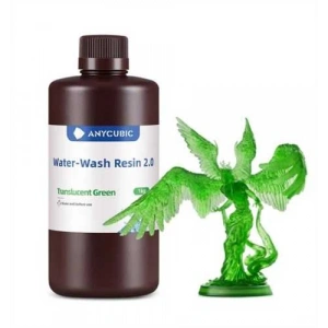 Anycubic Water-Wash Resin 2.0 Transparan Yeşil Reçine 1kg