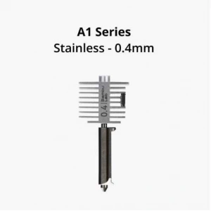 Bambu Lab Hotend With Stainless Steel Nozzle 0.4 mm (Hotend Paslanmaz Çelik Nozül 0.4 mm) - A1 Serisi