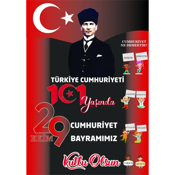 29 Ekim Afiş Tasarımı