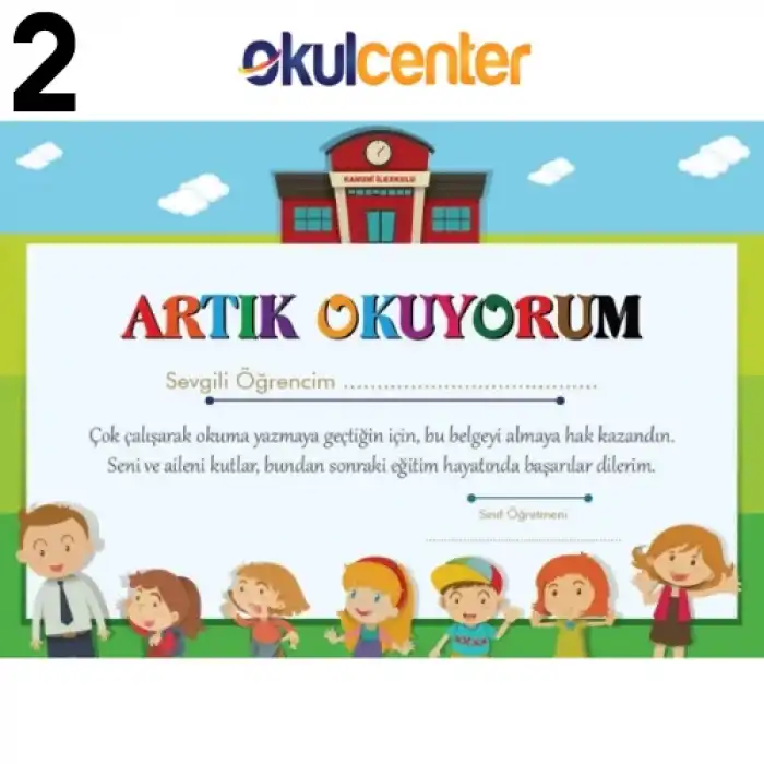 Artık Okuyorum Belgesi