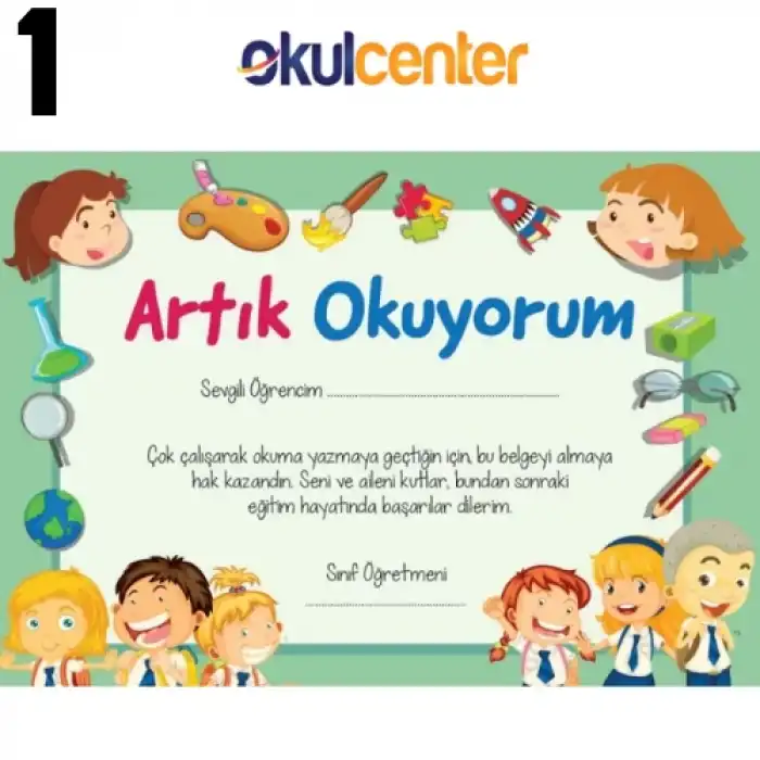 Artık Okuyorum Belgesi