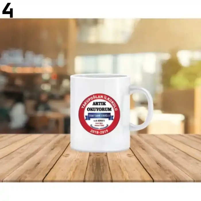 Artık Okuyorum Baskılı Kupa