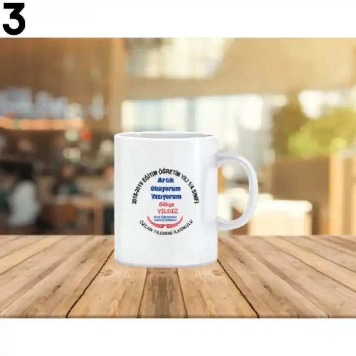 Artık Okuyorum Baskılı Kupa