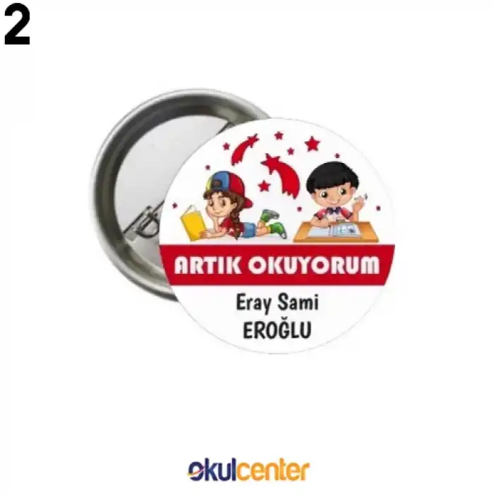 Artık Okuyorum Rozeti (İsimli)