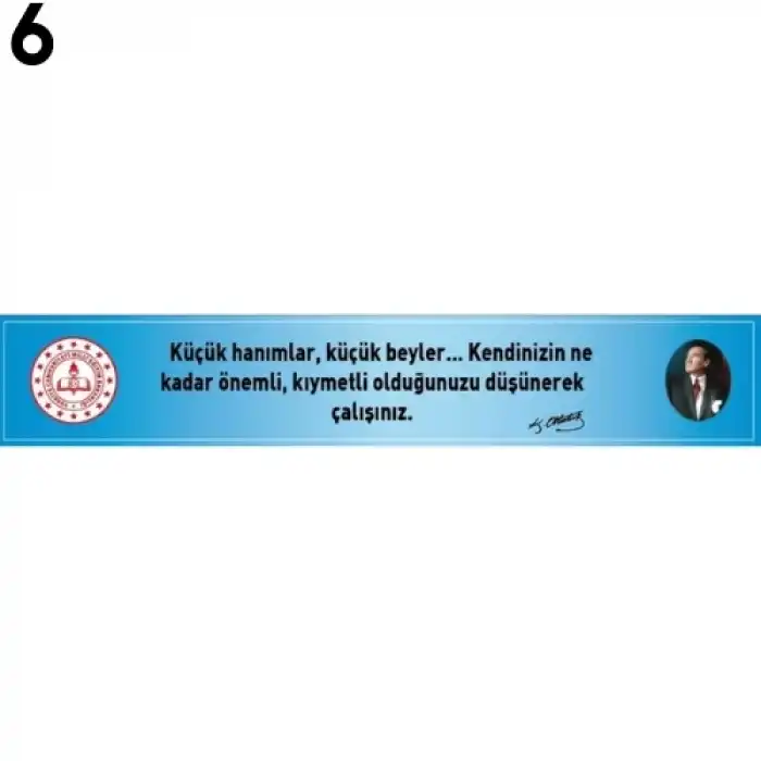 Atatürk Kiriş Yazısı Modelleri