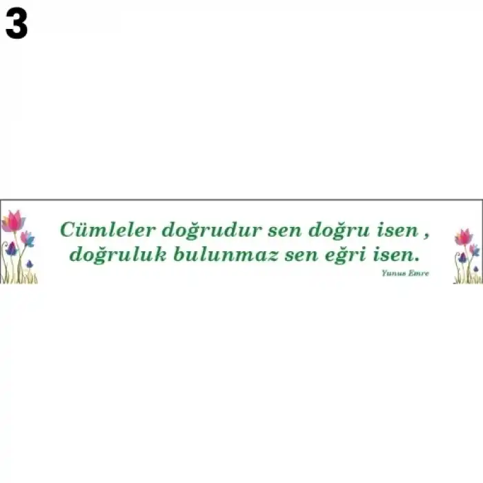 Değerlerimiz Kiriş Yazısı Modelleri