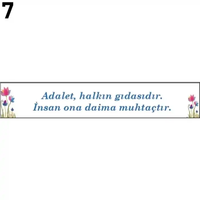 Değerlerimiz Kiriş Yazısı Modelleri