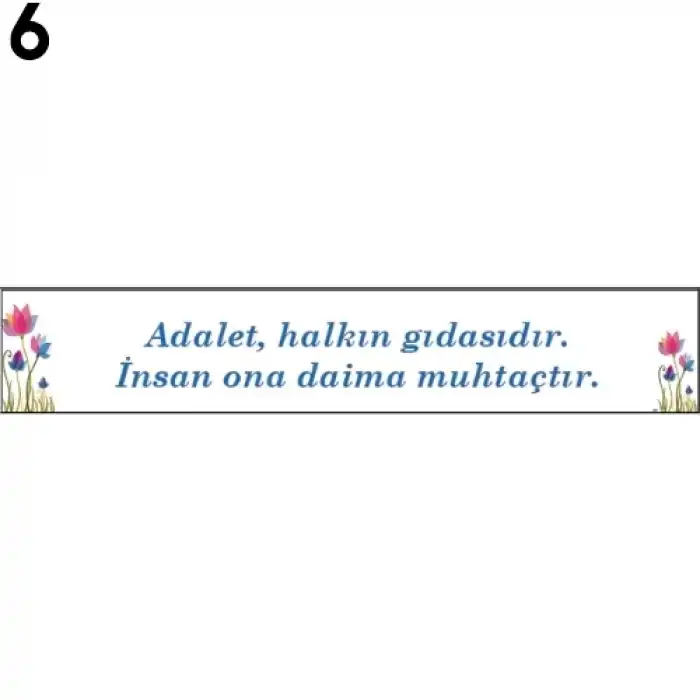 Değerlerimiz Kiriş Yazısı Modelleri