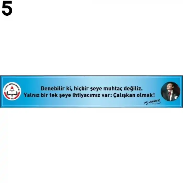 Atatürk Kiriş Yazısı Modelleri