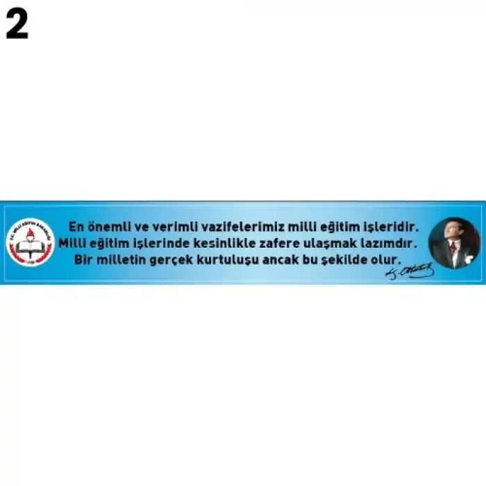 Atatürk Kiriş Yazısı Modelleri