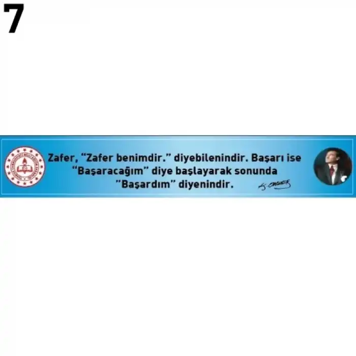 Atatürk Kiriş Yazısı Modelleri