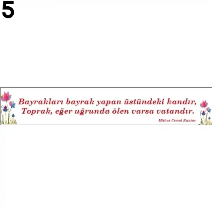 Değerlerimiz Kiriş Yazısı Modelleri