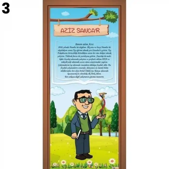 Aziz Sancar Kapı Giydirme