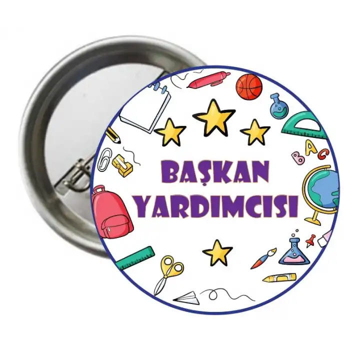 Başkan Yardımcısı Öğrenci Rozeti 2