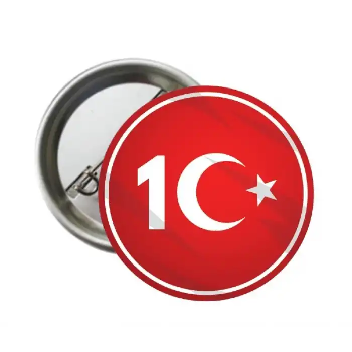 Bayraklı 10 Kasım Rozeti