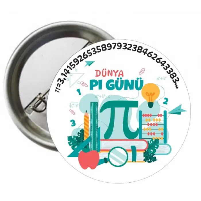 Dünya Pi Günü Rozeti 1