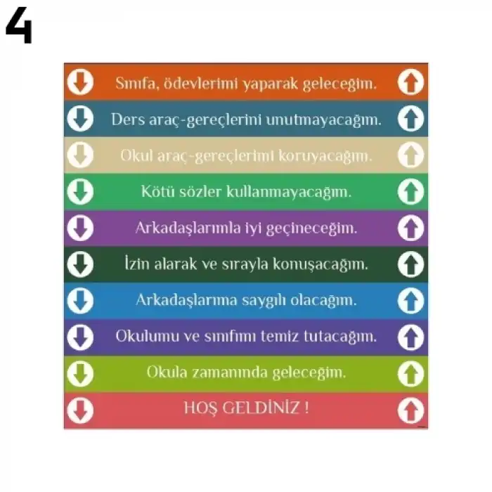 Eğitim Merdiven Yazıları