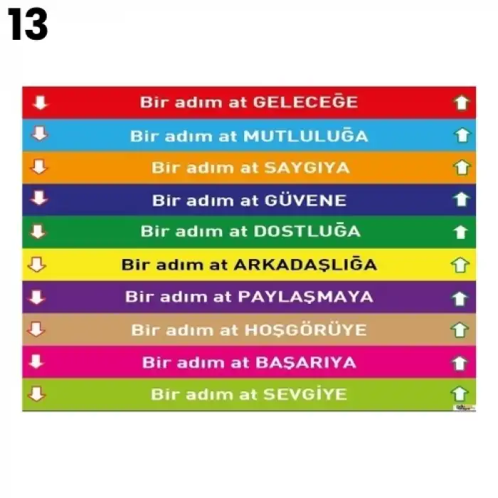 Eğitim Merdiven Yazıları